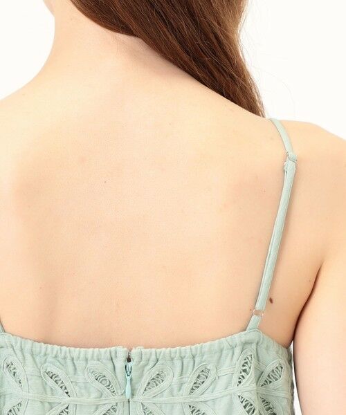 TOMORROWLAND / トゥモローランド ロング・マキシ丈ワンピース | SEA NEW YORK IYLA SOUTACHE SLIP DRESS カットワークレース キャミソールドレス | 詳細5