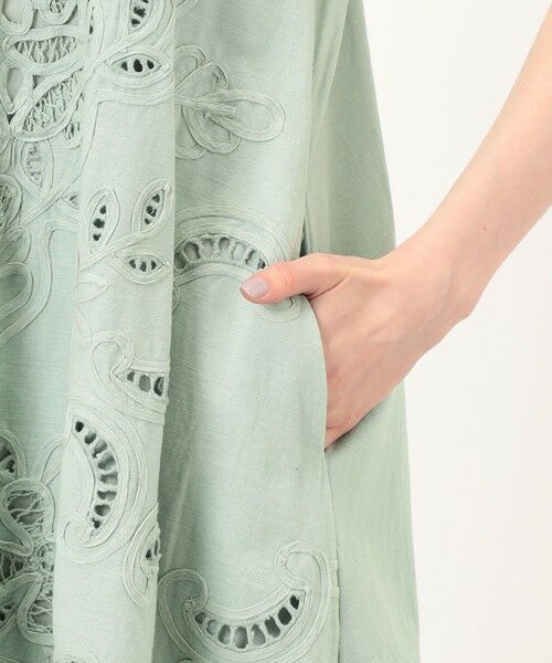 TOMORROWLAND / トゥモローランド ロング・マキシ丈ワンピース | SEA NEW YORK IYLA SOUTACHE SLIP DRESS カットワークレース キャミソールドレス | 詳細8