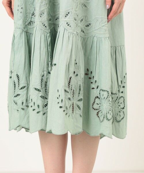 TOMORROWLAND / トゥモローランド ロング・マキシ丈ワンピース | SEA NEW YORK IYLA SOUTACHE SLIP DRESS カットワークレース キャミソールドレス | 詳細9