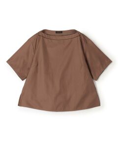 TOMORROWLAND / トゥモローランド シャツ・ブラウス | コットンギャバジン ボートネックプルオーバー