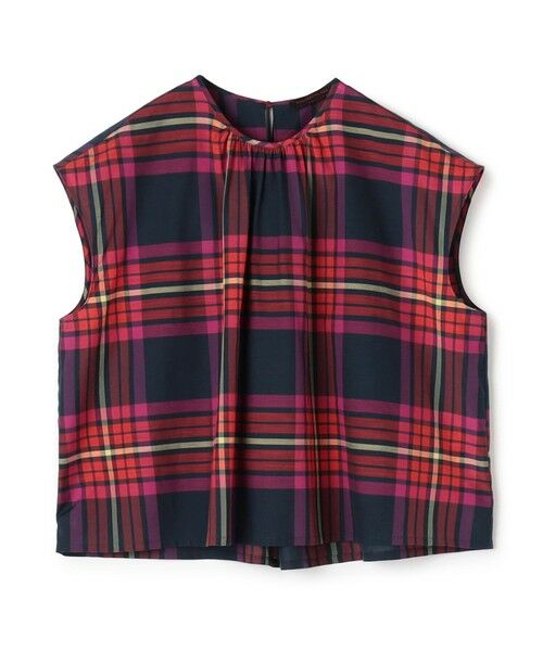 TOMORROWLAND / トゥモローランド シャツ・ブラウス | 【WEB先行予約】エテタータンチェック バックリボンブラウス（36 レッド系）