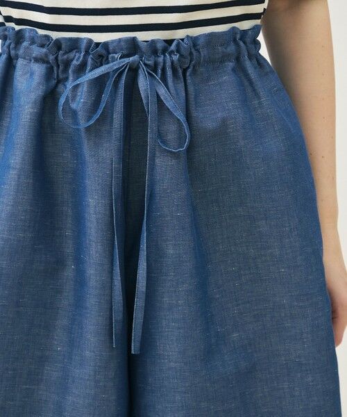 TOMORROWLAND / トゥモローランド その他パンツ | コットンリネンシャンブレー ジュップパンツ | 詳細5