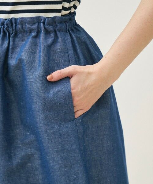 TOMORROWLAND / トゥモローランド その他パンツ | コットンリネンシャンブレー ジュップパンツ | 詳細7