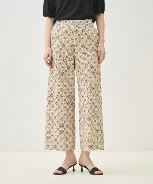 TOMORROWLAND / トゥモローランド その他パンツ | カレフルールエンブロイダリー ストレートパンツ | 詳細2