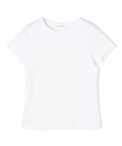 TOMORROWLAND / トゥモローランド Tシャツ | ソフトサーキュラーリブ ショートスリーブプルオーバー