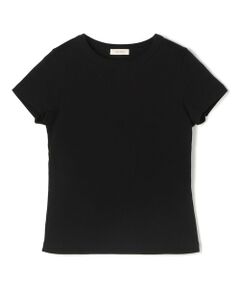 TOMORROWLAND / トゥモローランド Tシャツ | ソフトサーキュラーリブ ショートスリーブプルオーバー