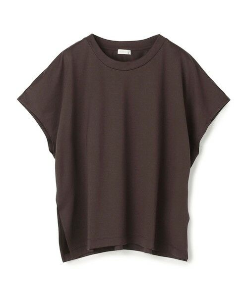 TOMORROWLAND / トゥモローランド Tシャツ | ファインコットン ワイドプルオーバー（49 ダークブラウン）