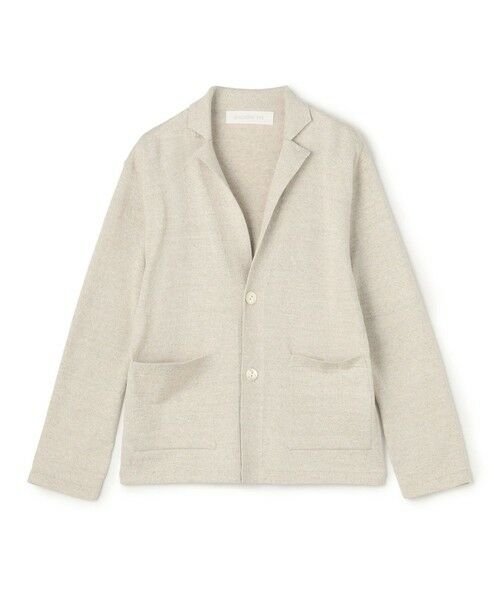 TOMORROWLAND / トゥモローランド カーディガン・ボレロ | コットンリネン テーラードジャケット（41 ライトベージュ）