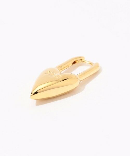 TOMORROWLAND / トゥモローランド ピアス・イヤリング | avgvst Yes-No Heart Lock ゴールド 片耳ピアス | 詳細2