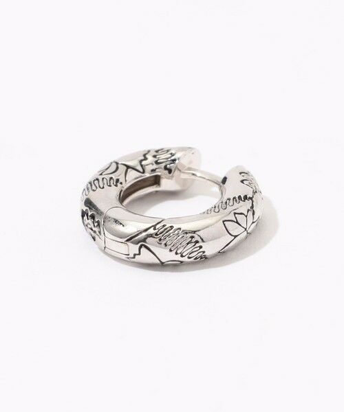 TOMORROWLAND / トゥモローランド ピアス・イヤリング | avgvst Black Millefleurs Hoop ピアス | 詳細2