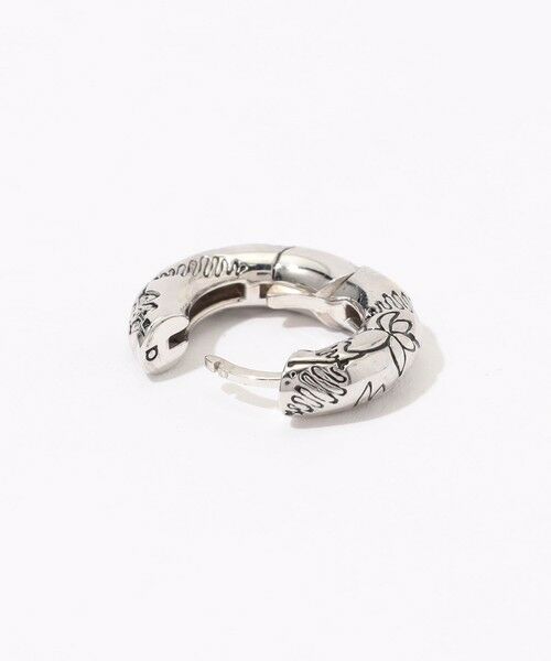 TOMORROWLAND / トゥモローランド ピアス・イヤリング | avgvst Black Millefleurs Hoop ピアス | 詳細3