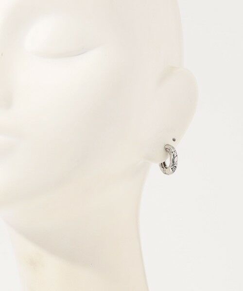 TOMORROWLAND / トゥモローランド ピアス・イヤリング | avgvst Black Millefleurs Hoop ピアス | 詳細4