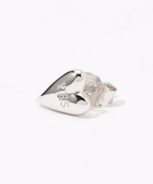 TOMORROWLAND / トゥモローランド ピアス・イヤリング | avgvst Yes-no Heart Studs シルバーピアス | 詳細2