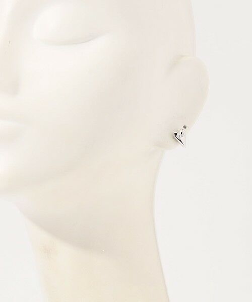 TOMORROWLAND / トゥモローランド ピアス・イヤリング | avgvst Yes-no Heart Studs シルバーピアス | 詳細4