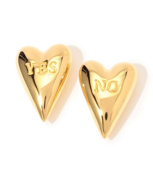 TOMORROWLAND / トゥモローランド ピアス・イヤリング | avgvst Yes-no Heart Studs ゴールドピアス | 詳細1