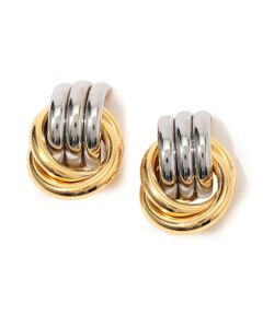 TOMORROWLAND / トゥモローランド ピアス・イヤリング | Kenneth Jay Lane S&G knot ピアス