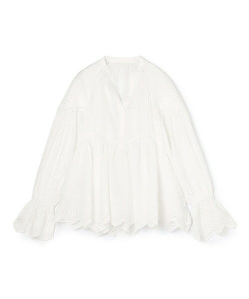 TOMORROWLAND / トゥモローランド シャツ・ブラウス | ne Quittez pas Cotton Voile Gather ブラウス（11 ホワイト）