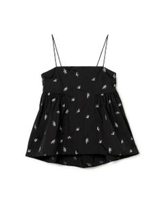 TOMORROWLAND / トゥモローランド キャミソール・チューブトップ | 【別注】ne Quittez pas BLACK Camisole Embroidery トップス