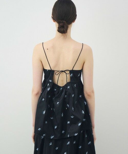 TOMORROWLAND / トゥモローランド キャミソール・チューブトップ | 【別注】ne Quittez pas BLACK Camisole Embroidery トップス | 詳細4