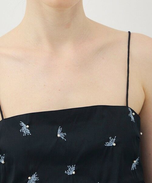 TOMORROWLAND / トゥモローランド キャミソール・チューブトップ | 【別注】ne Quittez pas BLACK Camisole Embroidery トップス | 詳細5