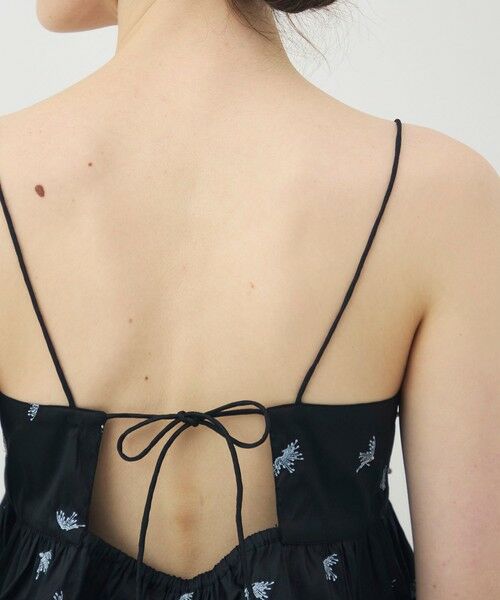 TOMORROWLAND / トゥモローランド キャミソール・チューブトップ | 【別注】ne Quittez pas BLACK Camisole Embroidery トップス | 詳細6