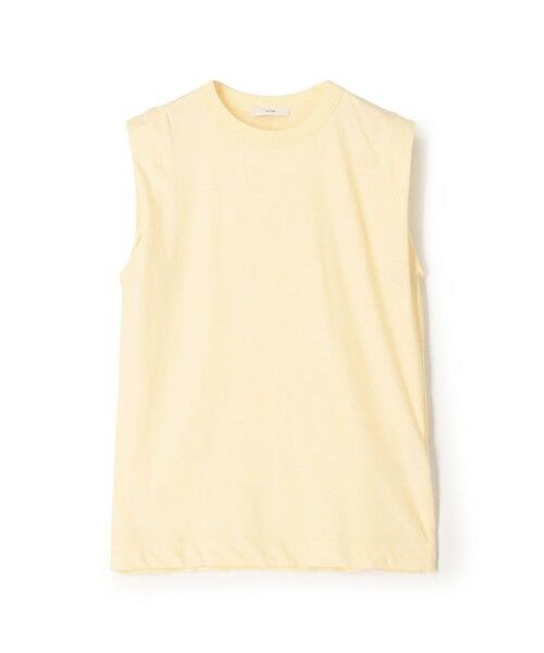 TOMORROWLAND / トゥモローランド タンクトップ | ATON FRESCA SINGLE JERSEY ノースリーブプルオーバー（21 ライトイエロー）
