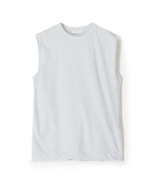 TOMORROWLAND / トゥモローランド タンクトップ | ATON FRESCA SINGLE JERSEY ノースリーブプルオーバー（61 ライトブルー）