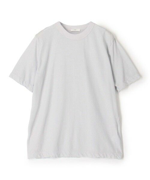 TOMORROWLAND / トゥモローランド Tシャツ | ATON FRESCA SINGLE JERSEY STANDARD ハーフスリーブプルオーバー（61 ライトブルー）