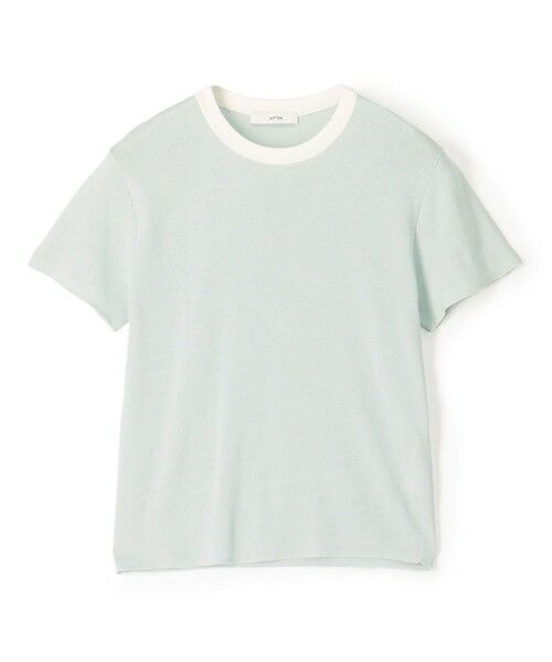 TOMORROWLAND / トゥモローランド Tシャツ | ATON PERFECT FIT プルオーバー(52 ライトグリーン系)