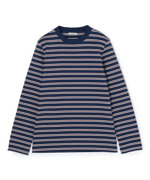 TOMORROWLAND / トゥモローランド Tシャツ | edition pourell コンパクトコットン ボーダープルオーバー（68 ネイビー系）