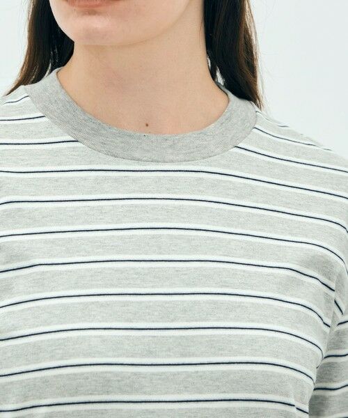 TOMORROWLAND / トゥモローランド Tシャツ | edition pourell コンパクトコットン ボーダープルオーバー | 詳細5