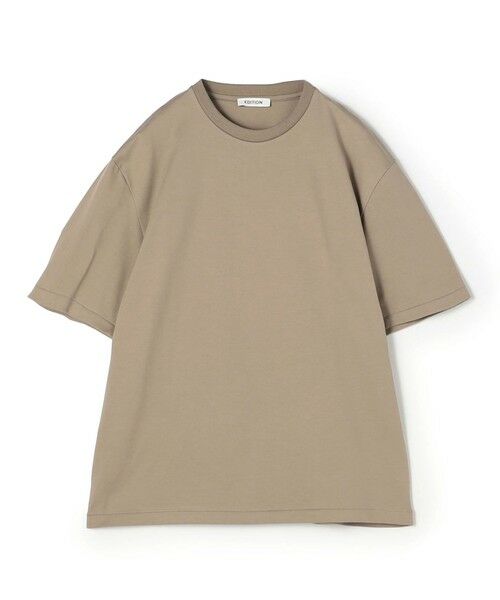 TOMORROWLAND / トゥモローランド Tシャツ | コットン クルーネックTシャツ(43 ベージュ)