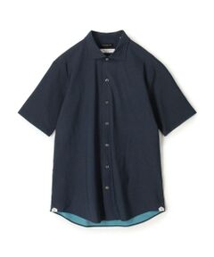 TOMORROWLAND / トゥモローランド シャツ・ブラウス | ナイロンポリウレタン ワイドスプレッドカラー ハーフスリーブシャツ CANCLINI