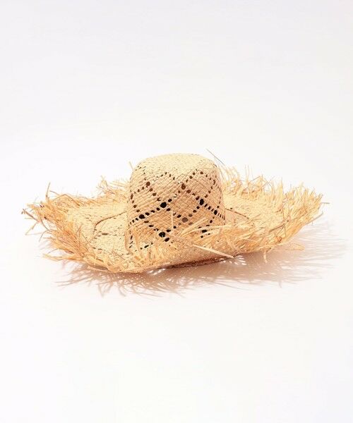 TOMORROWLAND / トゥモローランド ハット | KIJIMA TAKAYUKI RAFFIA ARGYLE WIDE BRIM HAT ラフィアハット | 詳細2
