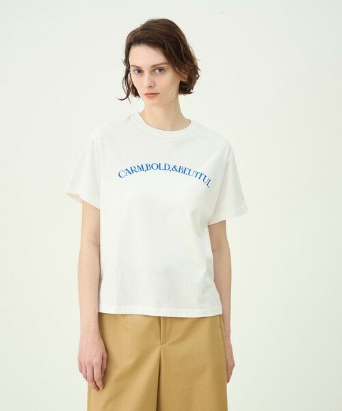 TOMORROWLAND / トゥモローランド Tシャツ | コットンロゴプリント Tシャツ | 詳細2