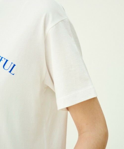 TOMORROWLAND / トゥモローランド Tシャツ | コットンロゴプリント Tシャツ | 詳細7