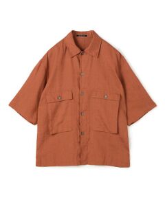 TOMORROWLAND / トゥモローランド シャツ・ブラウス | リネンポプリン ハーフスリーブシャツ