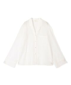 TOMORROWLAND / トゥモローランド シャツ・ブラウス | ラミーレース レーシーオープンカラーシャツ