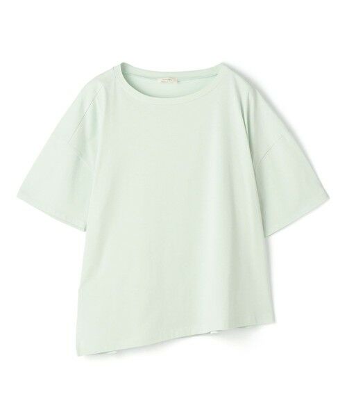 TOMORROWLAND / トゥモローランド Tシャツ | ソフトプレーンジャージー ハーフスリーブプルオーバー(51 ライトグリーン)