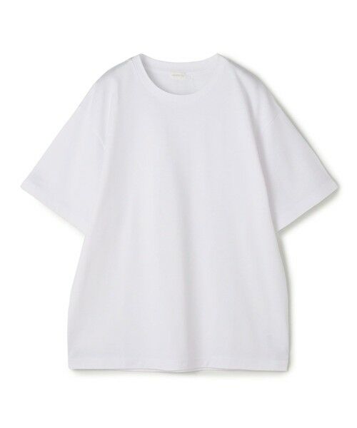 TOMORROWLAND / トゥモローランド Tシャツ | ファインコットン ドロップショルダープルオーバー（11 ホワイト）