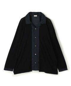 TOMORROWLAND / トゥモローランド シャツ・ブラウス | コットンラミーコンビ オープンカラーシャツ