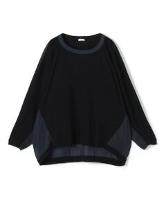 TOMORROWLAND / トゥモローランド カットソー | コットンラミーコンビ ドルマンスリーブプルオーバー