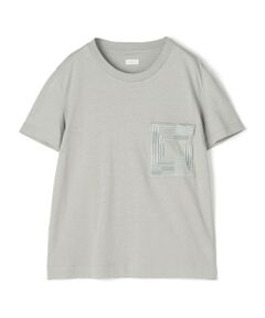 TOMORROWLAND / トゥモローランド Tシャツ | コットンリネンジャージー エンブロイダリーポケットプルオーバー