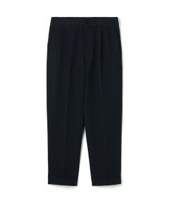TOMORROWLAND / トゥモローランド スラックス・ドレスパンツ | コットンシアサッカー バックグルカ 2タックペグトップパンツ