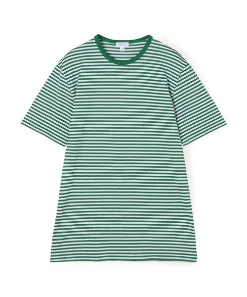 TOMORROWLAND / トゥモローランド カットソー | SUNSPELコットン クラシック ボーダーTシャツ（54 Bright Green）