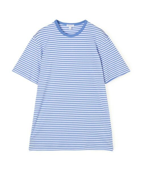 TOMORROWLAND / トゥモローランド カットソー | SUNSPELコットン クラシック ボーダーTシャツ（64 Azure Blue）