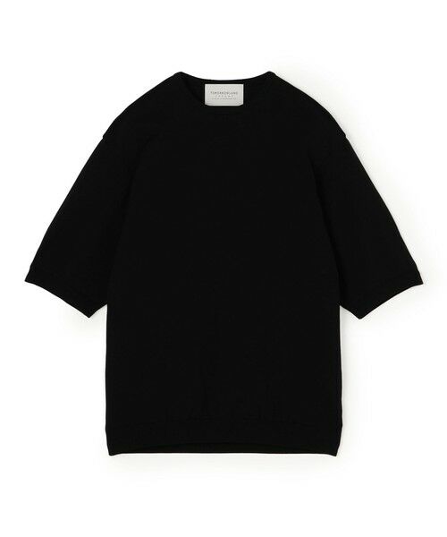 TOMORROWLAND / トゥモローランド ニット・セーター | TOMORROWLAND tricot コットンニットTシャツ(19 ブラック)