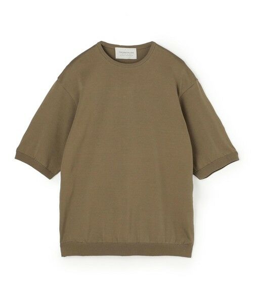 TOMORROWLAND / トゥモローランド ニット・セーター | TOMORROWLAND tricot コットンニットTシャツ(43 カーキ)