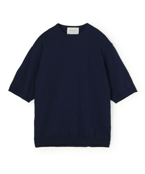 TOMORROWLAND / トゥモローランド ニット・セーター | TOMORROWLAND tricot コットンニットTシャツ(69 ネイビー)