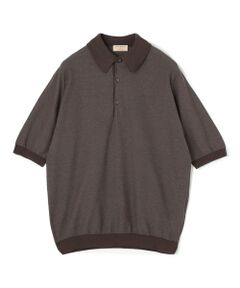 TOMORROWLAND / トゥモローランド ニット・セーター | 【別注】JOHN SMEDLEY 30Gハニカム編み ニットポロ ISIS